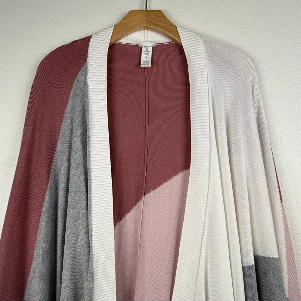 Lululemon Hatha Wrap Quicksand Misty Pink White Heathered Core Light Grey Womens